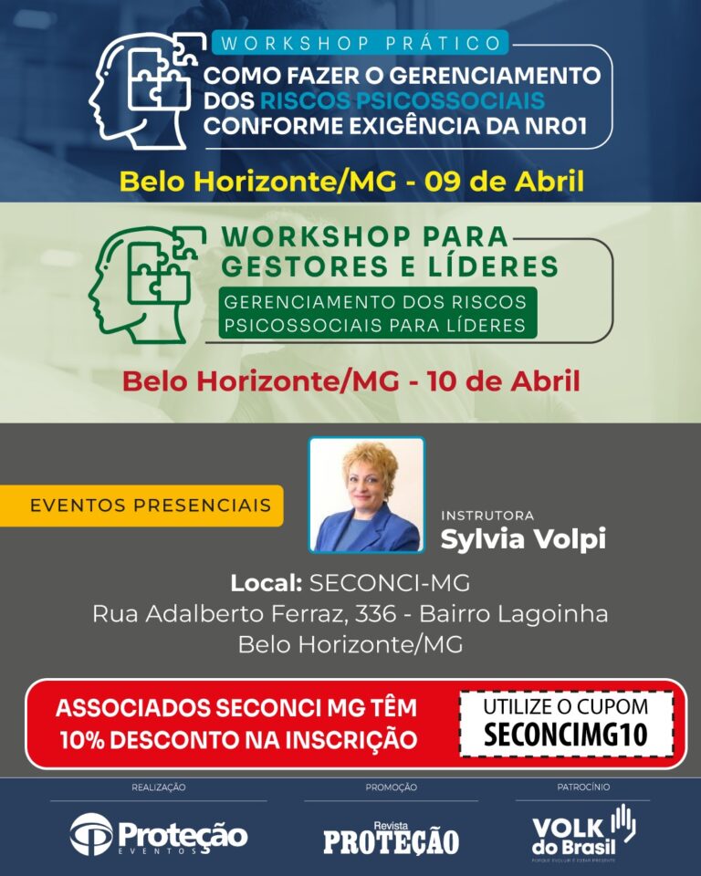 Fique atento: Gerenciamento dos Riscos Sociais é tema de eventos que acontecerão no Seconci-MG com desconto para associadas