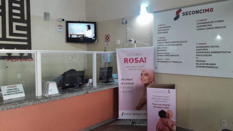 Seconci-MG mobiliza empresas e trabalhadores em ações de conscientização no Outubro Rosa